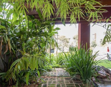 Garden landscaping installation work by Art Yard